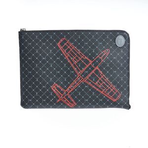 Trussardi Black Leather Men Men's Clutch